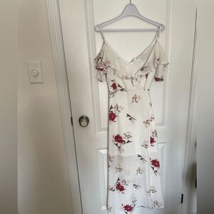 Long wrap dress worn once